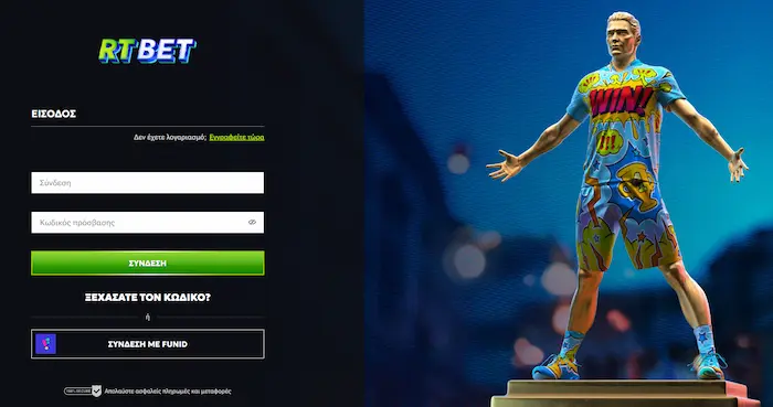 RTbet καζίνο Ελλάδα login